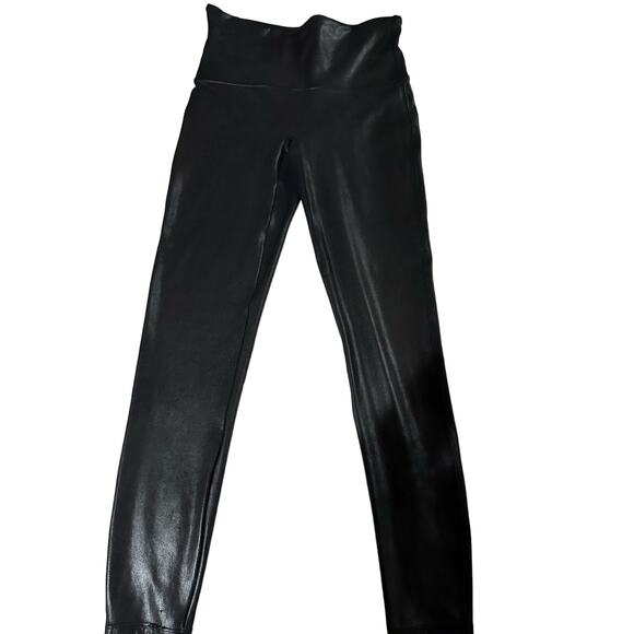 Spanx Faux Leather Leggings - NWOT- XL - Picture 6 of 11